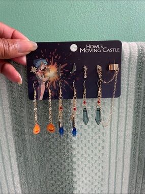 Hot Topic Gold Earring Set